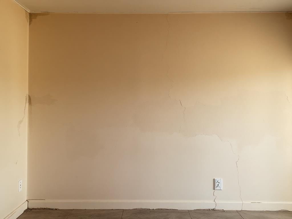 Pintura residencial — Sala de estar: antes da pintura